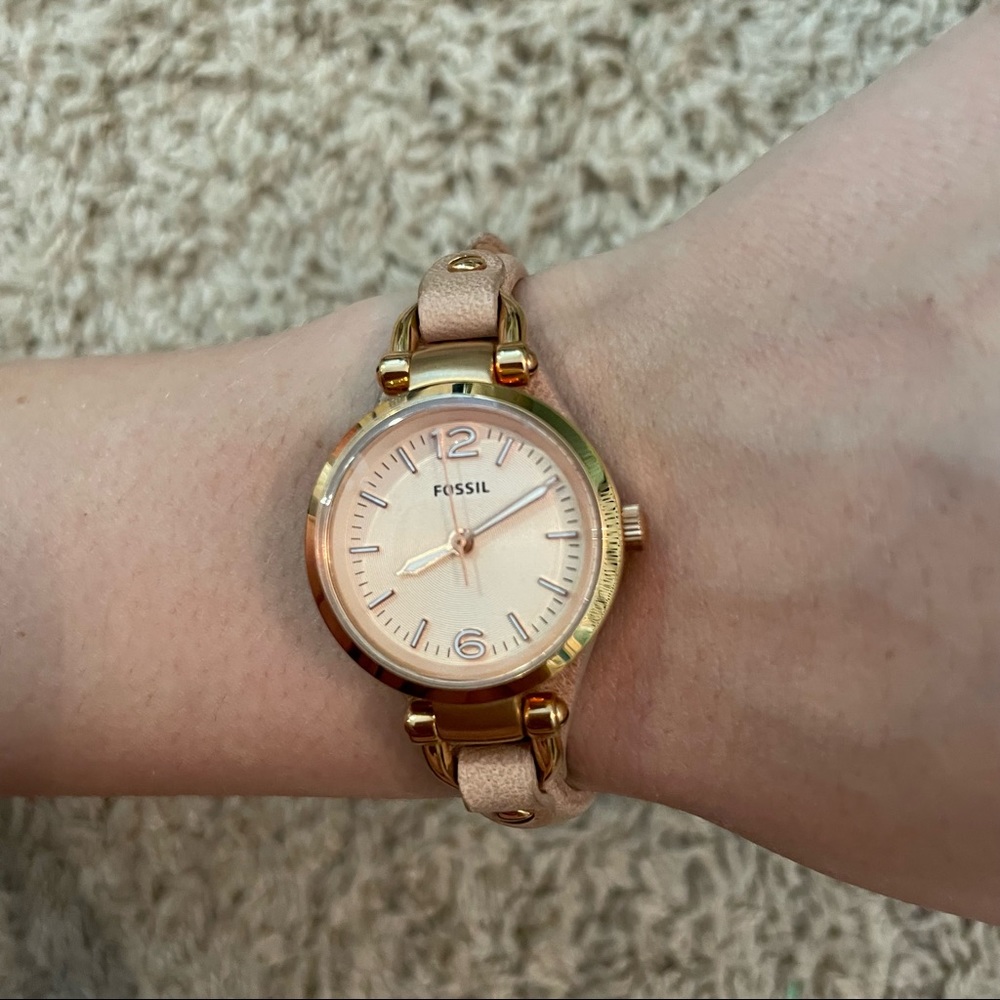 Fossil Mini Georgia Leather Watch ES3262